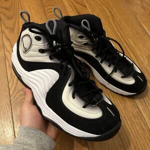NEW Nike Air Penny 2 Panda High Top Basketball Sneakers Shoes D2549-001 Size 10